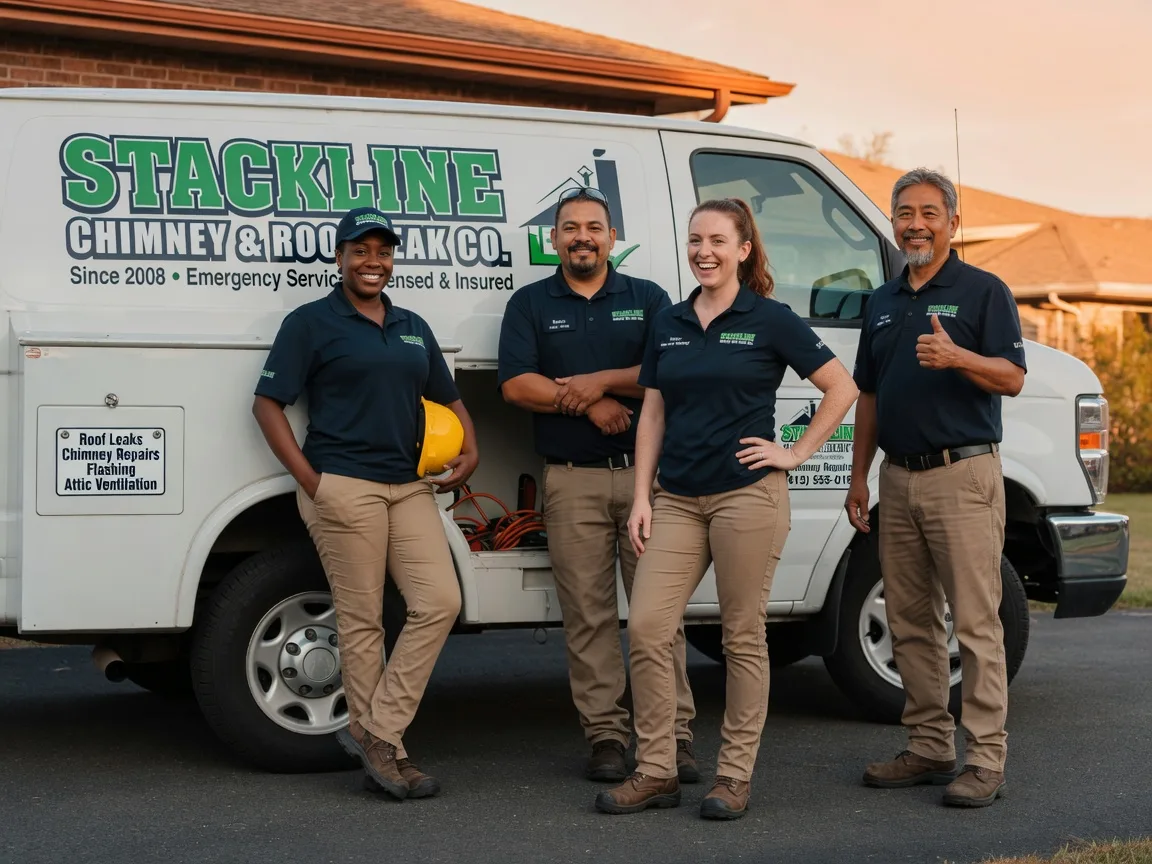 Chimney flashing repair company in Stamford, TX